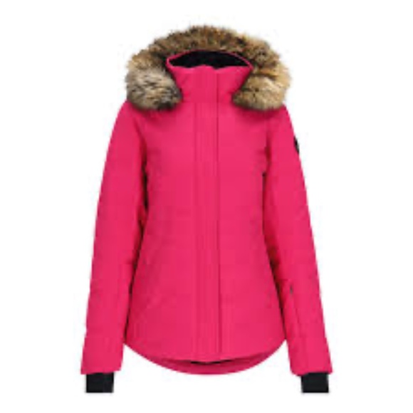 Obermeyer Jackets & Blazers - Obermeyer Pink Fuchsia Tuscany II Ski Jacket with fur